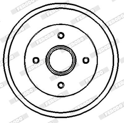 BREMSTROMMEL FERODO FDR329245 3