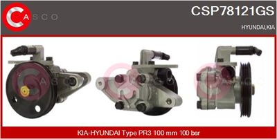 Гидравлический насос, рулевое управление CASCO CSP78121GS для HYUNDAI ELANTRA