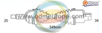 Multiparts 18-232410 Полуось в сборе для OPEL CORSA D (S07) 1.7 CDTI (L08, L68) Multiparts 18-232410 Полуось в сборе для OPEL CORSA D (S07) 1.7 CDTI (L08, L68)