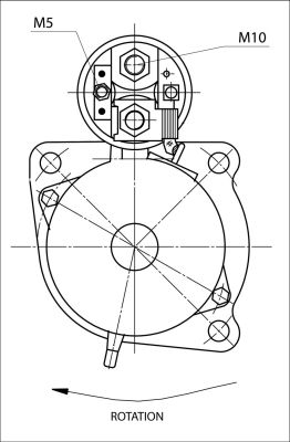 Startér PRESTOLITE ELECTRIC 861039