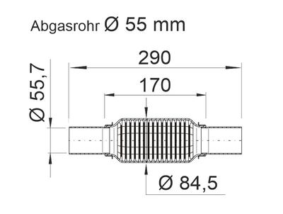 FLEXROHR ABGASANLAGE ERNST 464321 1