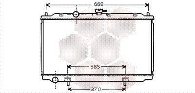 Радиатор, охлаждение двигателя VAN WEZEL 13002224 для NISSAN PRIMERA