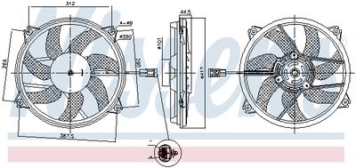 VENTILATOR RADIATOR NISSENS 850035 4