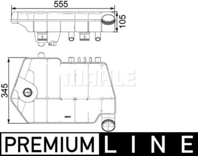 Expansionskärl, kylvätska MAHLE CRT 66 000P