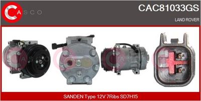 COMPRESOR CLIMATIZARE CASCO CAC81033GS