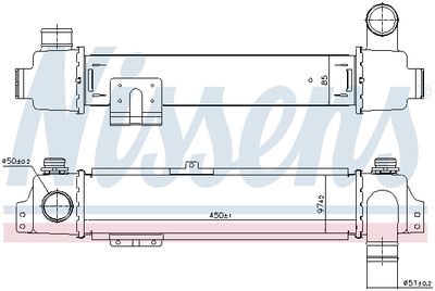 INTERCOOLER COMPRESOR NISSENS 96384 6