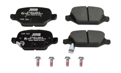 BREMSBELAGSATZ SCHEIBENBREMSE JURID 573427J