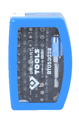Ks Tools - Sada skrutkových bitov 1/4" 32ks