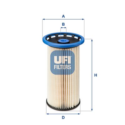 Топливный фильтр UFI 26.038.00 для VW T-ROC