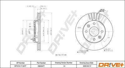 DISC FRANA DR!VE+ DP1010110477 2