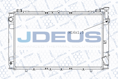 Радиатор, охлаждение двигателя JDEUS M-019029A для NISSAN PATROL