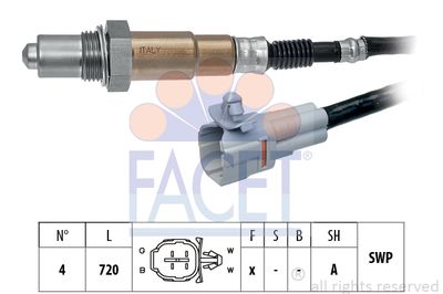 Лямбда-зонд FACET 10.8526 для SUZUKI JIMNY