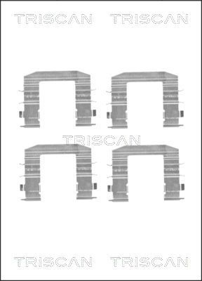 TRISCAN 8105 181009 Скобы тормозных колодок  для HYUNDAI ix20 (Хендай Иx20)