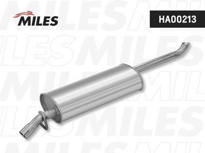 Глушитель выхлопных газов конечный MILES HA00213