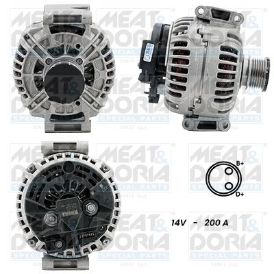 Alternator MEAT & DORIA 5510520G