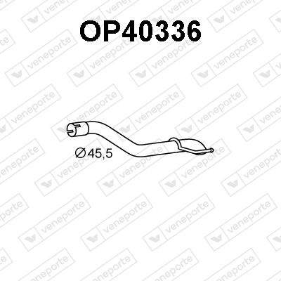 ABGASROHR VENEPORTE OP40336