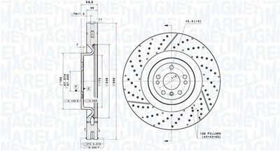 Tarcza hamulcowa MAGNETI MARELLI 360406220501