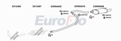 Układ wydechowy EUROFLO RN25251001A00