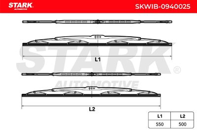 перо на чистачка STARK SKWIB-0940025