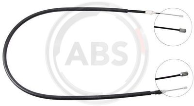 A.B.S. K12236 Трос ручного тормоза  для RENAULT MEGANE I Cabriolet (EA0/1_) 1.6 16V (EA04, EA0B, EA11, EA1J)