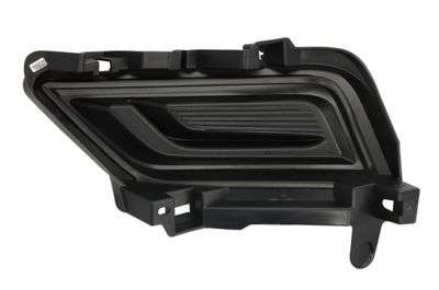 Voorbumper afdekking Voor Rechts (voertuigen zonder halogeen, zwart) past: NISSAN MICRA V K14 03.17-12.23