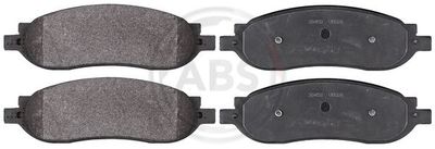 Zestaw klocków hamulcowych, hamulce tarczowe A.B.S. 38452