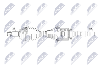 Wał napędowy NTY NPW-LR-052