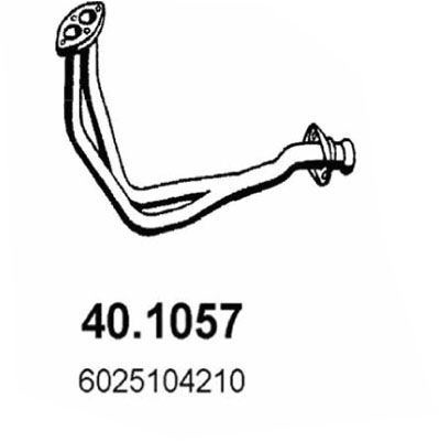 Rura wydechowa ASSO 40.1057