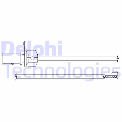 DELPHI LZ0288 Датчик износа тормозных колодок  для AUDI Q5 (Ауди Q5)