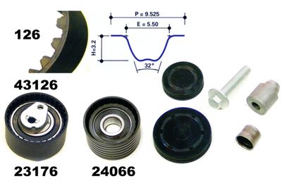 SET CUREA DE DISTRIBUTIE MAPCO 23136
