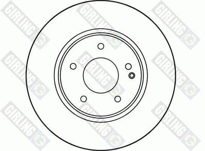 GIRLING 6027791 Тормозные диски  для MERCEDES-BENZ E-CLASS (W210) E 230 (210.037)