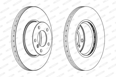 DISC FRANA FERODO DDF1717 1