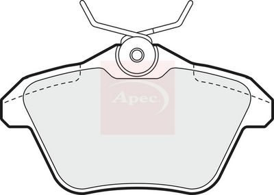 APEC Brake Pad Set, disc brake PAD943
