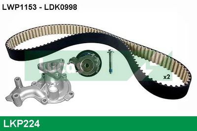 WASSERPUMPE + ZAHNRIEMENSATZ