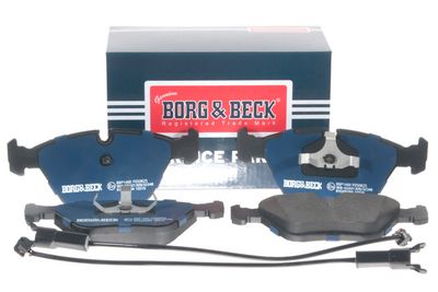 комплект спирачно феродо, дискови спирачки BORG & BECK BBP1460