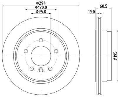 Brake Disc 8DD 355 112-271