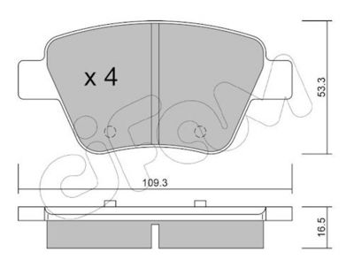 SET PLACUTE FRANA FRANA DISC CIFAM 8228890