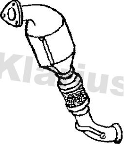 KLARIUS 322934 Катализатор  для LAND ROVER RANGE ROVER III (L322) 3.6 D 4x4