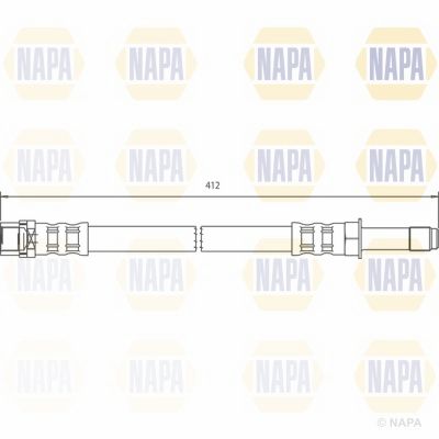 Brake Hose NAPA NBH1036