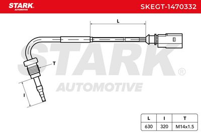 датчик, температура на изгорелите газове STARK SKEGT-1470332