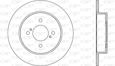 Тормозной диск OPEN PARTS BDA2662.10 для SUZUKI SWIFT