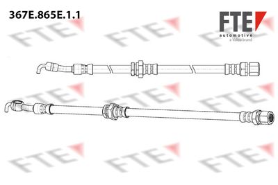 FTE 367E.865E.1.1 Тормозной шланг  для CHEVROLET LACETTI (Шевроле Лакетти)