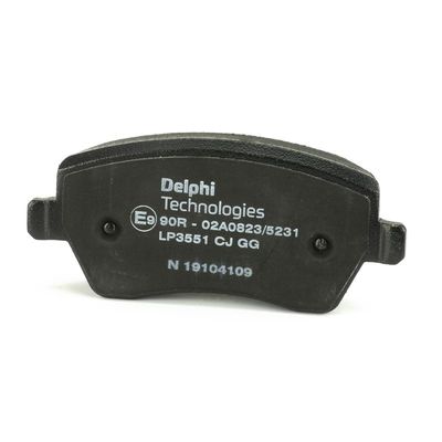BREMSBELAGSATZ SCHEIBENBREMSE DELPHI LP3551 3