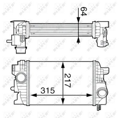 INTERCOOLER COMPRESOR NRF 30534 4