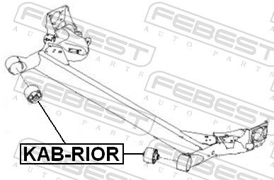 SUPORT AX FEBEST KABRIOR 1
