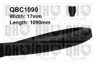 Клиновой ремень QUINTON HAZELL QBC1090 для MITSUBISHI L300