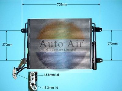 Condenser, air conditioning Auto Air Gloucester 16-9938