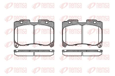 Brake Pad Set, disc brake 0474.04