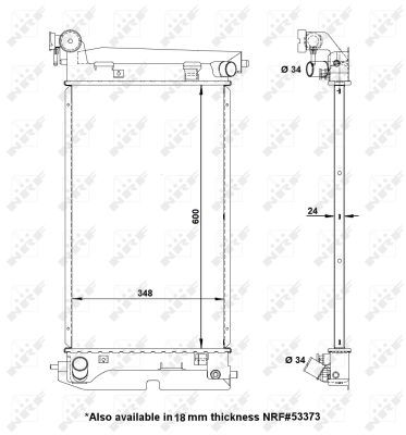 RADIATOR RACIRE MOTOR NRF 56151 6