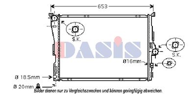 AKS DASIS 050024N Крышка радиатора  для BMW X3 (Бмв X3)